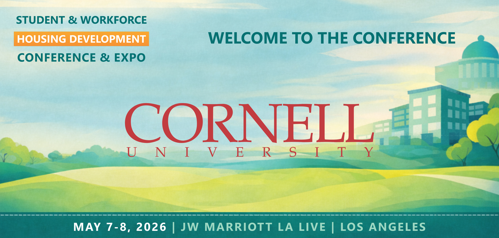 Representatives from Cornell University will be attending the Conference