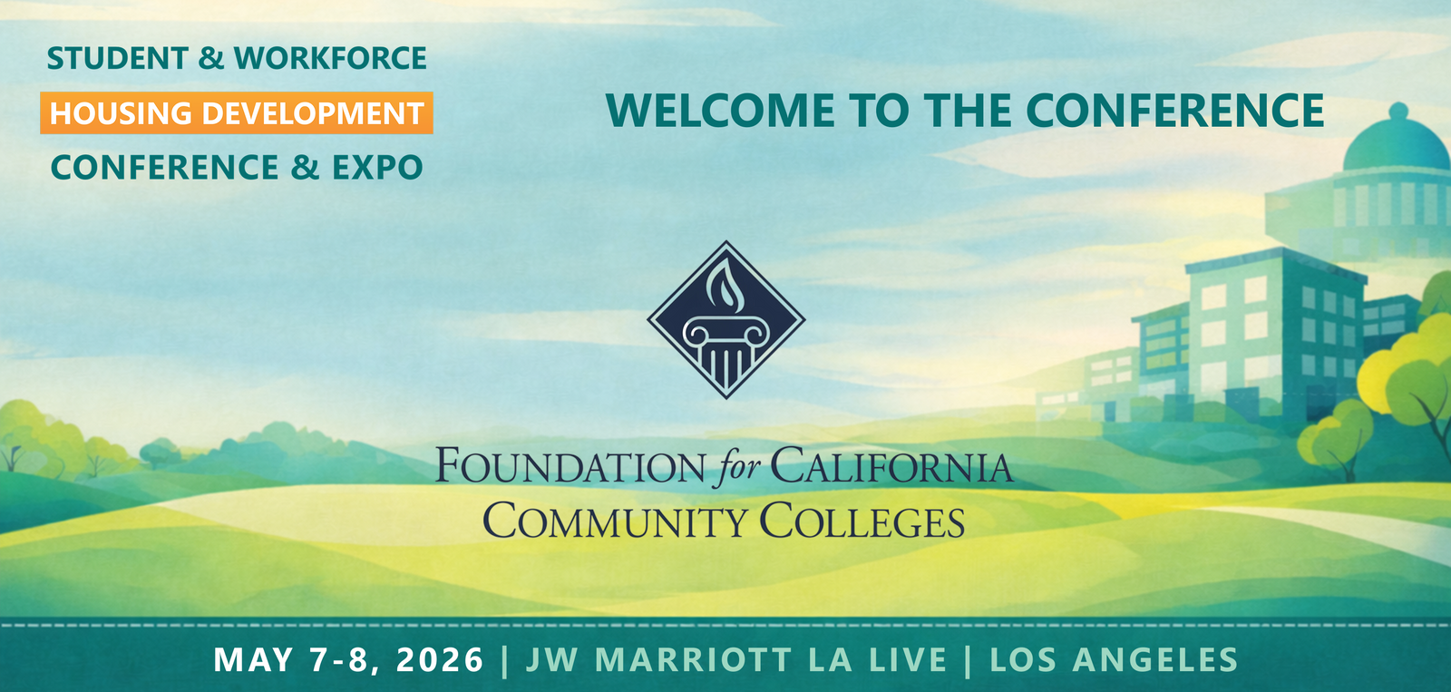 Representatives from Foundation for California Community Colleges will be attending the Conference
