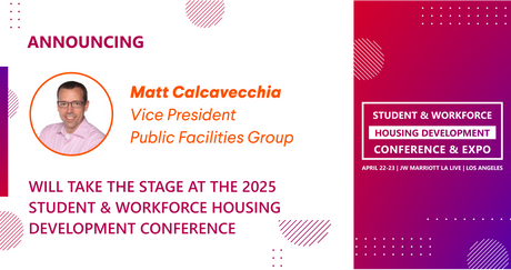 Matt Calcavecchia, Vice President of Public Facilities Group, is scheduled to speak at the 2025 Conference