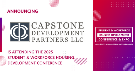 Capstone Development Partners will be attending the 2025 Conference