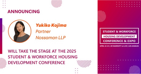 Yukiko Kojima, Partner at Nossaman LLP, is scheduled to speak at the 2025 Conference