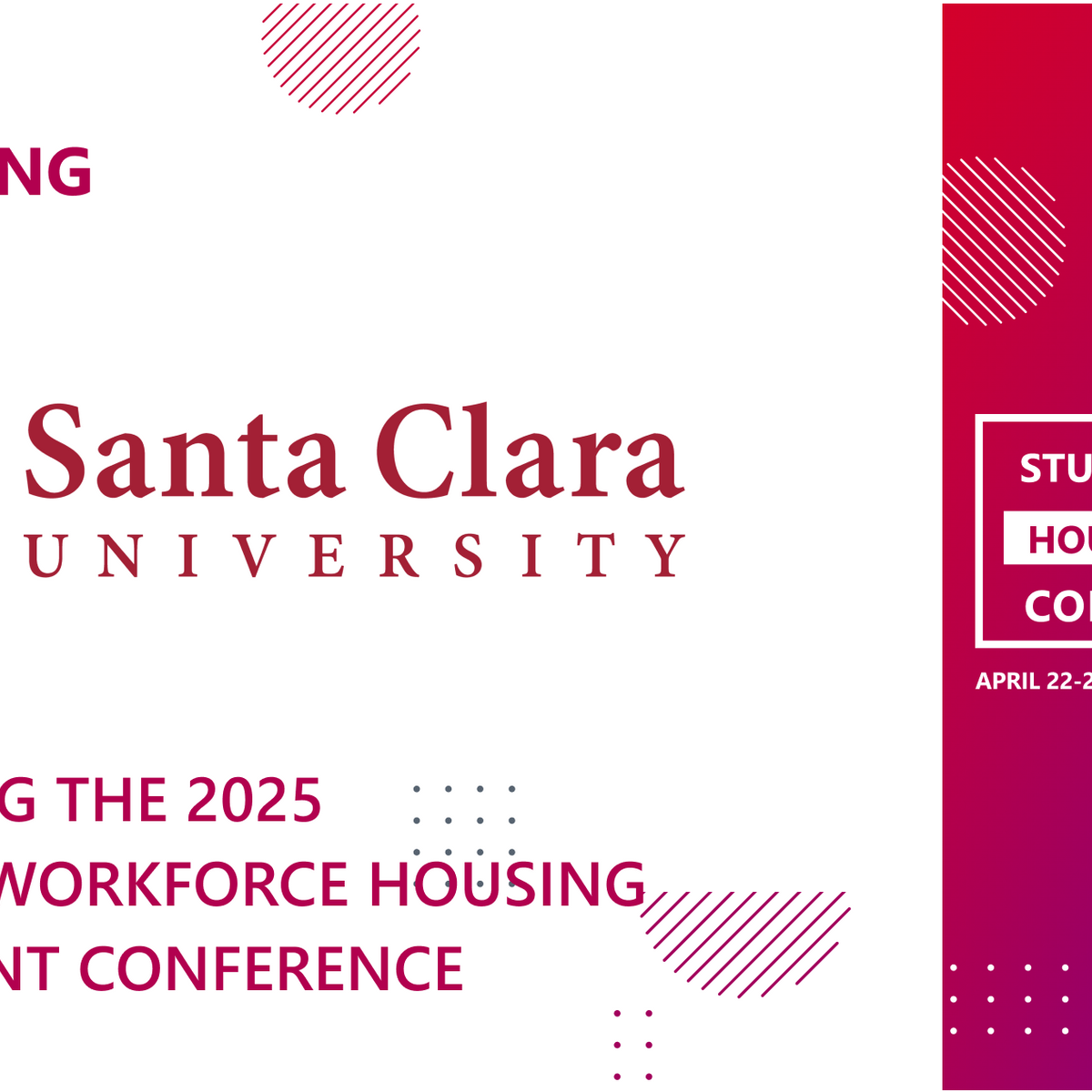 Santa Clara University Will Be Attending The 2025 Conference Student