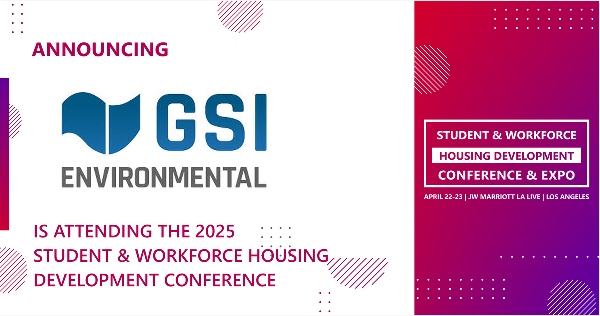 GSI Environmental will be attending the 2025 Conference – The Student ...