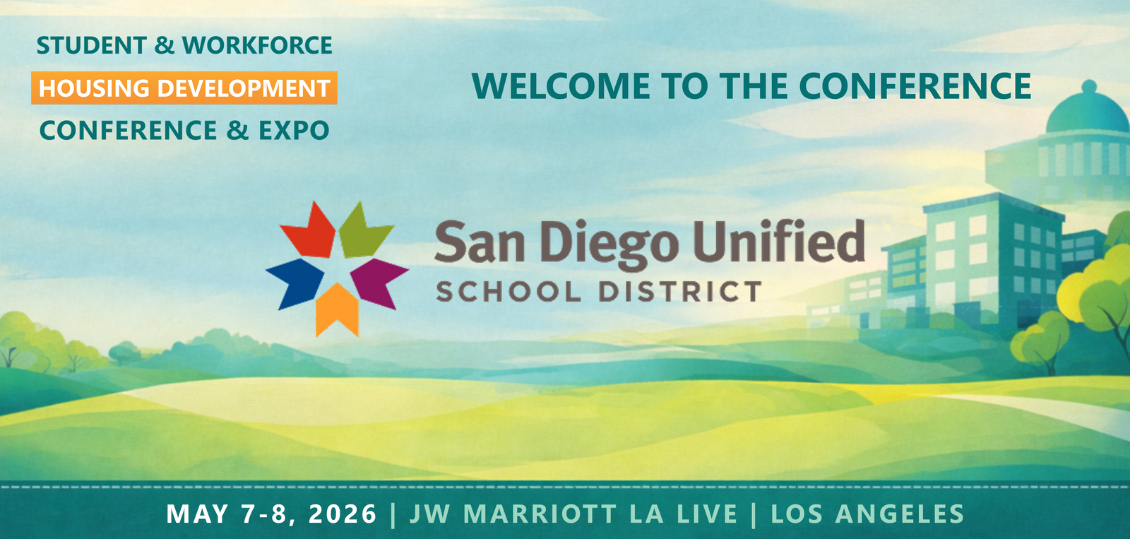 Representatives from San Diego Unified School District will be attending the Conference