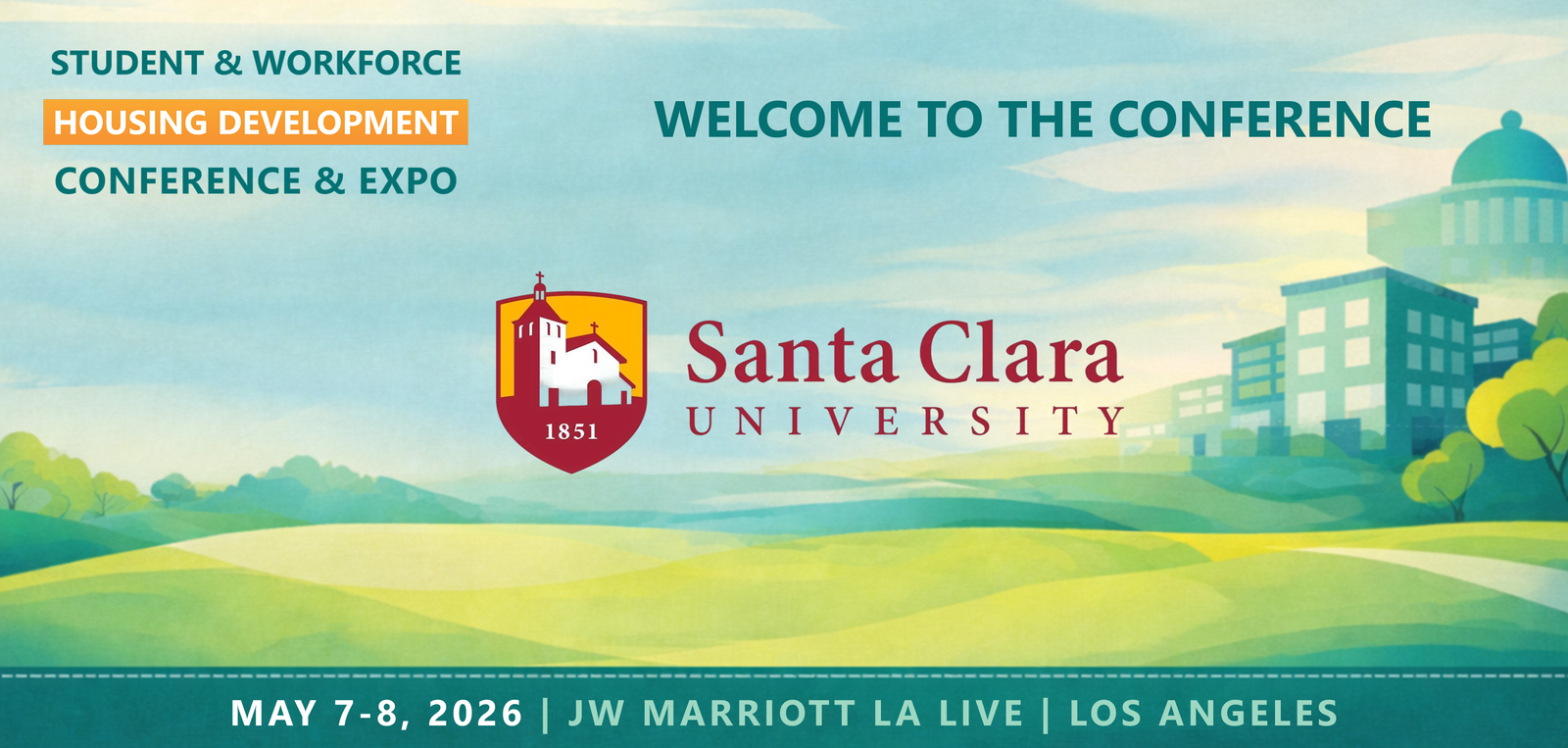 Representatives from Santa Clara University will be attending the Conference