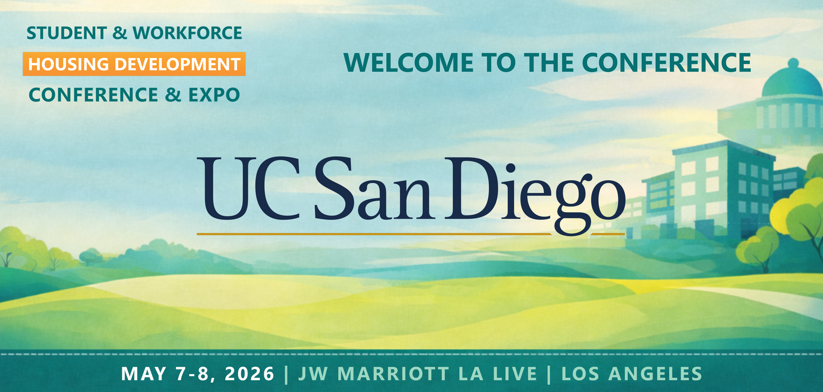 Representatives from University of California, San Diego will be attending the Conference