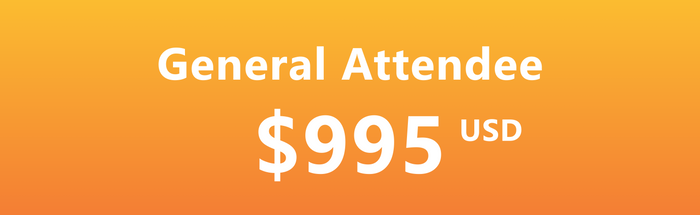 General Attendee $995 USD